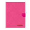 IPad Mini 1/2/3 - Mercury Goospery Canvas Diary Geldbörse Tasche / Etui - Pink