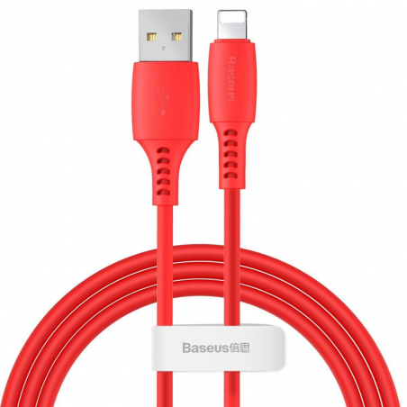 Baseus - Farbige Kabel USB zu Lightning 1.20m, Rot