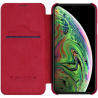 IPhone 11 Pro Max - Nillkin QIN Leather Flip Hülle, Rot