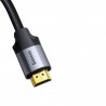 BASEUS Genuss Serie Mini-DP-Stecker USB Auf 4K HDMI Männlichen Adapterkabel 2m - Dunkelgrau / Schwarz Online Shop - 2