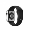 Apple Watch Silikon Armband 38/40mm, Schwarz