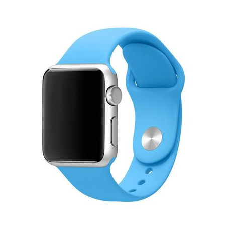Apple Watch Silikon Armband 38/40mm, hellblau
