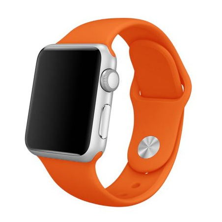 Apple Watch Silikon Armband 38/40mm, Orange