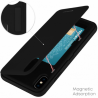 IPhone XS Max - Mercury Goospery Magnet Door Bumper Case, Rot