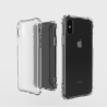 Shockproof Transparent TPU Soft Case for iPhone XS / X(Grey)