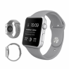 Apple Watch 42/44mm High-performance Ordinary & Longer Rubber Sport Watchband(Grey)