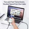 Baseus twins 2 in 1 kabel  Type-C nach Type-C 60W (20V/3A)+ Lightning iPhone Online Shop - 1