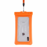 PVC Transparent Airbag Universal Waterproof Bag with Lanyard for Smart Phones below 5.5 inch (Orange)