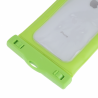 PVC Transparent Airbag Universal Waterproof Bag with Lanyard for Smart Phones below 5.5 inch (Green)