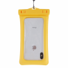 PVC Transparent Airbag Universal Waterproof Bag with Lanyard for Smart Phones below 5.5 inch (Yellow
