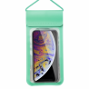 For Smart Phones Below 6.5 inch PU + TPU Waterproof Bag with Lanyard(Green)
