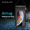 For Smart Phones Below 6.5 inch PU + TPU Waterproof Bag with Lanyard(Black)