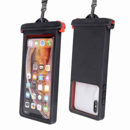 For Smart Phones Below 6.9 Inch IPX8 Waterproof Phone Case(Black)
