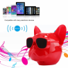 AEROBULL Bulldog Fashion Portable Bluetooth Wireless Stereo Speaker, Support Aux Input & TF Card