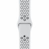 For Apple Watch Series 6 & SE & 5 & 4 44mm / 3 & 2 & 1 42mm Fashionable Classical Silicone Sport Watchband (White Black)