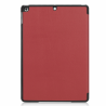 For iPad 10.2  Wake-up Function & Three-folding Holder (Wine Red)