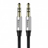 Baseus Yiven Audio AUX Kabel M30 1M Silber+Schwarz Online Shop - 2