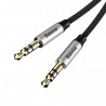 Baseus Yiven Audio AUX Kabel M30 1M Silber+Schwarz Online Shop - 5