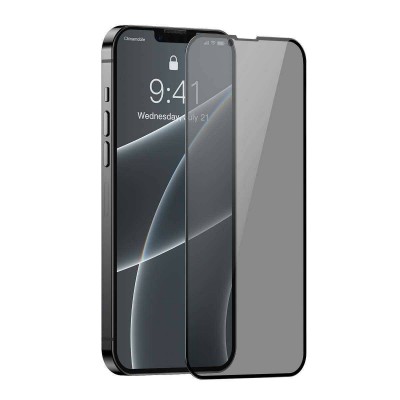 iPhone12 Pro Max Full-glass Anti-spy function Panzer Glass Black