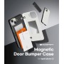IPhone 12 Pro Max - Mercury Magnetic Door Bumper Hülle, Rot