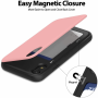IPhone XS Max - Mercury Goospery Magnet Door Bumper Case, Rot