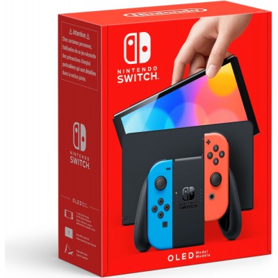 Nintendo Switch (OLED model) neon red/neon blue