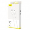 Baseus Mini Weiss Kabel USB Für Micro 4A 1m Weiss Online Shop - 1
