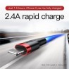 Baseus cafule Kabel USB Für IPHONE/iPad 2A 3m Rot + Schwarz Online Shop - 10