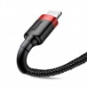 Baseus cafule Kabel USB Für IPHONE/iPad 2A 3m Rot + Schwarz Online Shop - 3