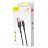 Baseus cafule Kabel USB Für IPHONE/iPad 2A 3m Rot + Schwarz Online Shop - 13