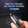 Baseus Tiny Star Mini Schnellladekoffer für Auto Ladegerät (Typ C + IPhone Lightning 18W Kabel 1m) Grau Online Shop - 13