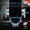 Baseus Smart Car Cell Phone Holder Universal KFZ Handy Halterung Car Mount elektrischer Halter in Silber Online Shop - 5