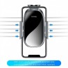 Baseus Smart Car Cell Phone Holder Universal KFZ Handy Halterung Car Mount elektrischer Halter in Silber Online Shop - 9