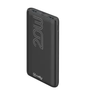 Celly Power Bank (20W) 10000mAh (Schwarz)