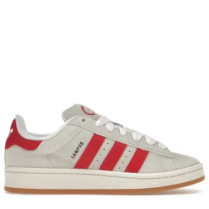 Adidas Campus 00s Crystal White Better Scarlet