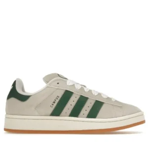 Adidas Campus 00s Crystal White Dark Green