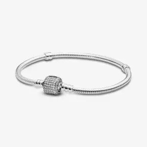 Armband mit Pavé-Kugelverschluss
