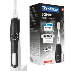Trisa Sonic Performance Limited Edition Zahnbürste (Schwarz)