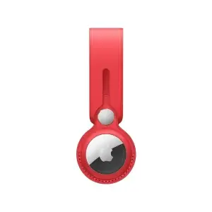 Apple AirTag Leder-Schlaufe (Rot)