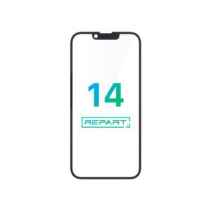 Apple iPhone 14 Glass - Repart - with Front Bezel and OCA Glue - 10 PCS - Black