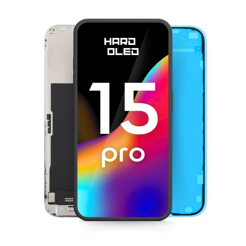 Apple iPhone 15 Pro LCD Display + Touchscreen - Hard OLED - Black