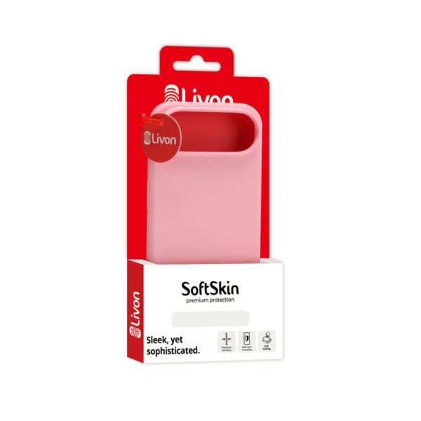Livon iPhone 16e SoftSkin - Rose Pink – Bild 5