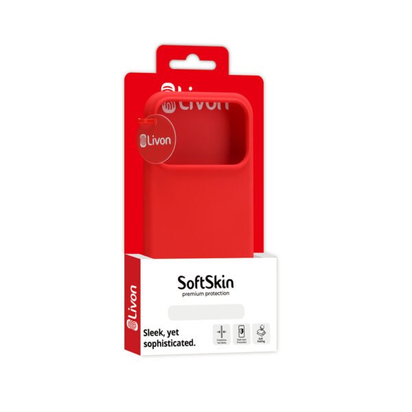 Livon iPhone 17 Pro Max SoftSkin - Fury Red – Bild 4