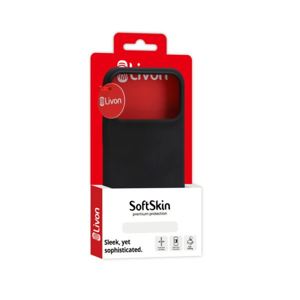 Livon iPhone 17 Pro Max SoftSkin - Black Smoke – Bild 4