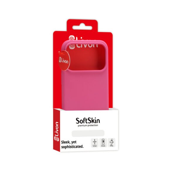 Livon iPhone 17 Pro Max SoftSkin - Pink Punch – Bild 4