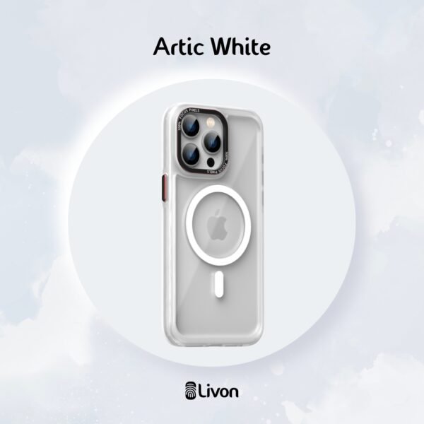 Livon iPhone 15 Pro PowerSkin - Artic White – Bild 3