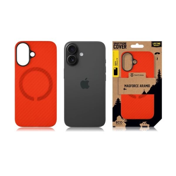 Tactical iPhone 16 MagForce Aramid Limited Edition Cover - 8596311256387 - Bloody Mary – Bild 3
