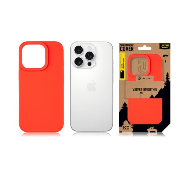 Tactical iPhone 16 Pro Velvet Smoothie Cover - 8596311258732 - Chilli – Bild 2