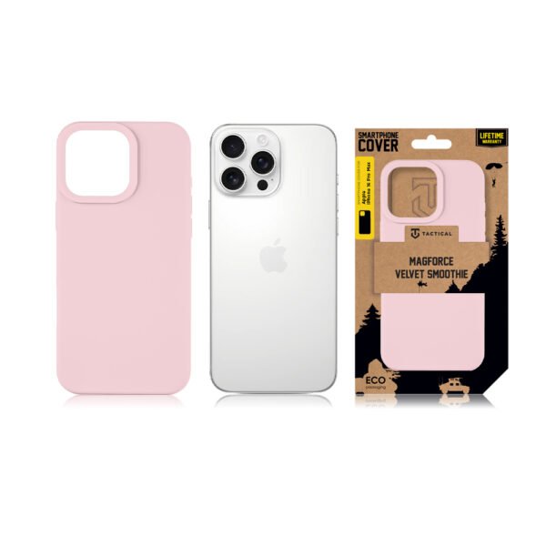 Tactical iPhone 16 Pro Max MagForce Velvet Smoothie Cover - 8596311259180 - Pink Panther – Bild 4