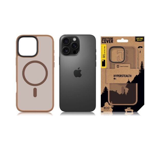 Tactical iPhone 16 Pro Max MagForce Hyperstealth Cover - 8596311274206 - Mocha Mousse – Bild 3